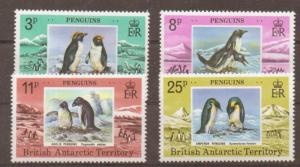 BRITISH ANTARCTIC TERR. SG89/92 1979 PENGUINS MNH