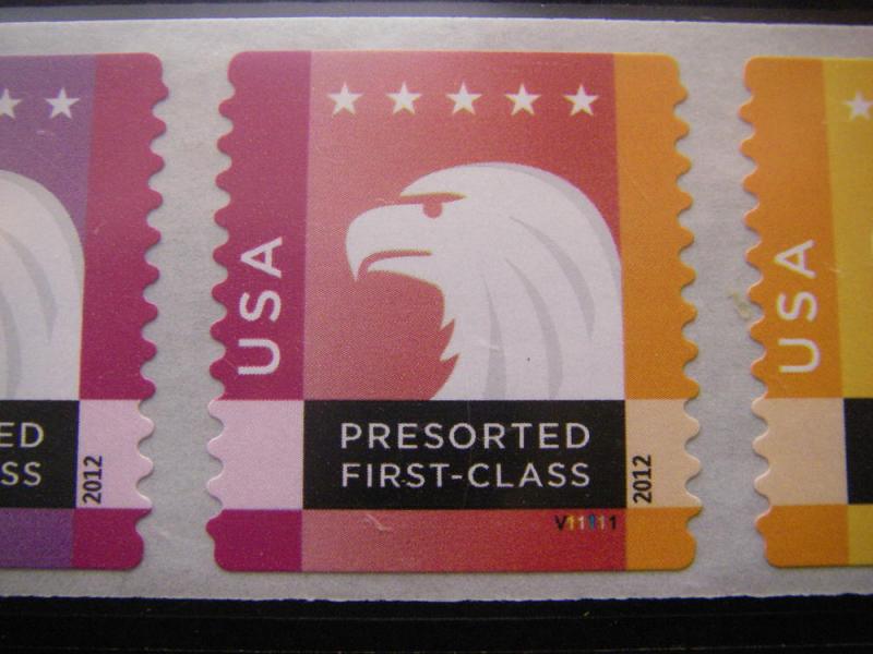 Scott 4590a, 25c Presorted Spectrum Eagle, PNC7 #V11111, MNH Beauty