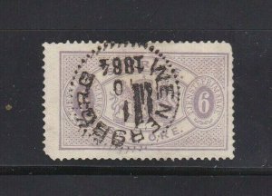 Sweden stamp #o16a, lilac, used, 1881 - 1996, Official,  CV $65.00