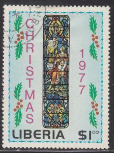 Liberia 793 Stained Glass Windows 1977