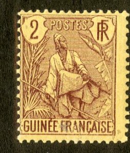 FRENCH GUINEA 19 MH SCV $1.20 BIN .75 PERSON