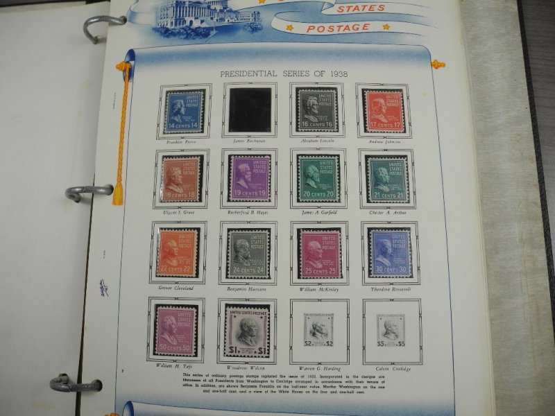 US, Excellent assortment of Mint Stamps mounted on pages & in stock pages