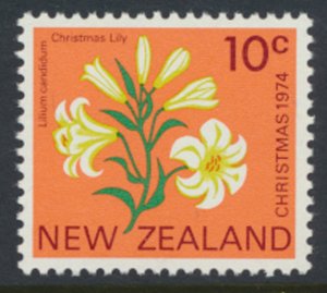 New Zealand SG 1060  SC# 562  MNH  Christmas  1974 see details and Scans