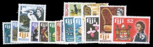 Fiji #260-276 Cat$32, 1969 QEII, complete set, never hinged