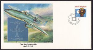 Liechtenstein - 1983 - Scott #763 - Fletwood FDC - Hot Air Balloon