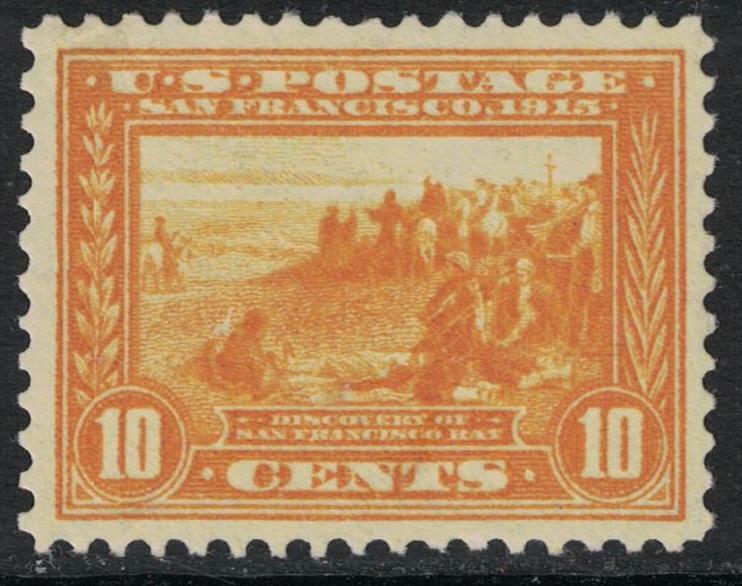 Scott 400- MNH, Nicely Centered Panama Pacific Expo, 10c San Francisco- mint
