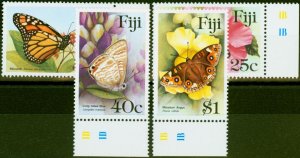 Fiji 1985 Butterflies Set of 4 SG693-696 Very Fine MNH