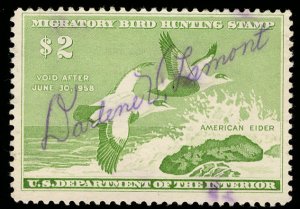 US #RW24 VF, nice cancel,  extremely well centered,   Wonderful stamp, CHOICE!