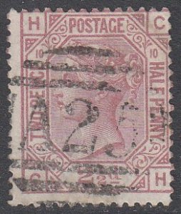 Great Britain 67 Plate 10 (Malta A35) Used CV $94.00