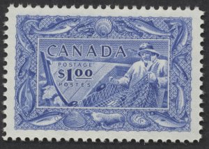 Canada #302 $1 Fishing Industry Mint OG VF NH
