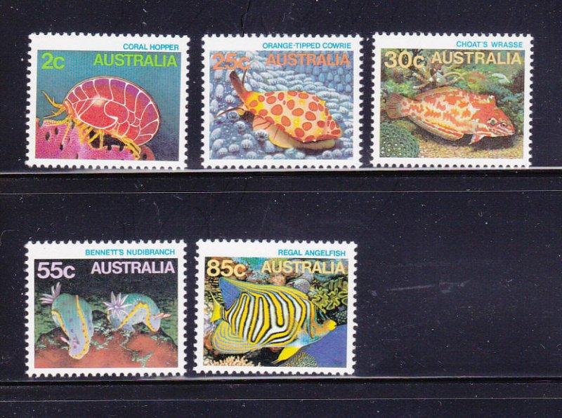 Australia 902, 907-908, 913, 918 MNH Marine Life (A)