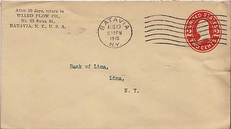 United States, New York, Postal Stationery