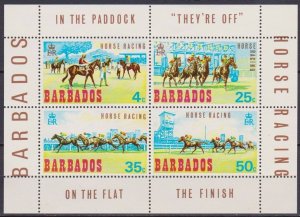 1969 Barbados 281-284/B1 Horses 4,00 €