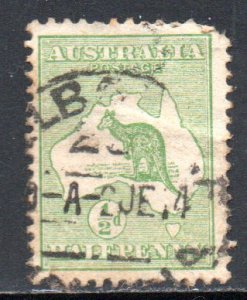 AUSTRALIA 1 USED SCV $7.50 BIN $3.00 MAP, KANGAROO