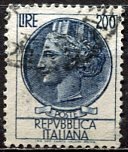 Italy 1959; Sc. # 788; Used Wmk. 303, Large Single Stamp