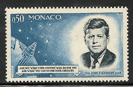 Monaco # 596, Mint Hinge