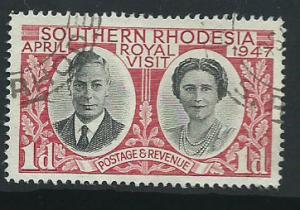 Southern Rhodesia SG 63  VFU