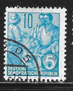 Germany DDR 227: 10pf Worker, peasant, intellectual, CTO, F-VF