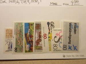 GERMANY Scott 1425, 1426, 1427, 1428, 1429, 1430, 1431 MNH Cat $9.80