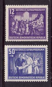 Germany DDR-Sc#B22,B25-unused NH-Reconstruction Program-1952-