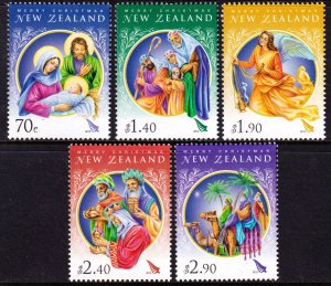 New Zealand 2012 Christmas Mint MNH Set SC 2426-2430