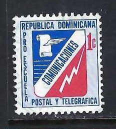 DOMINICAN REPUBLIC RA91a VFU SATIN PAPER C904-6