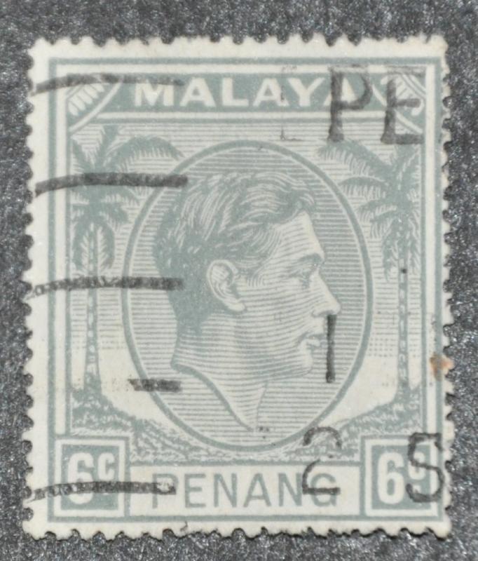 DYNAMITE Stamps: Malaya Penang Scott #8  USED