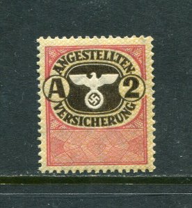 x385 - GERMANY 1930s-40s Employee Insurance REVENUE Stamp. MNH