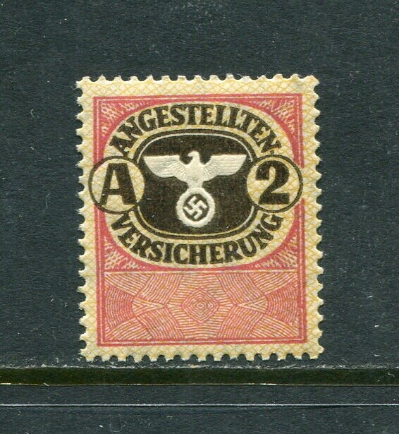 x385 - GERMANY 1930s-40s Employee Insurance REVENUE Stamp. MNH