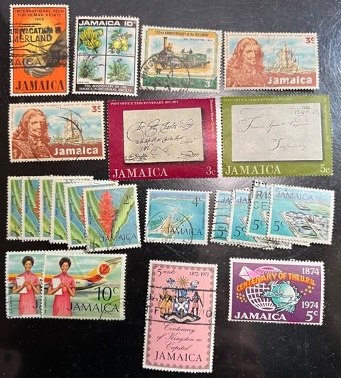 Jamaica Scott# 244...556A F/VF Used/Unused Lot of 50 Cat $18.95