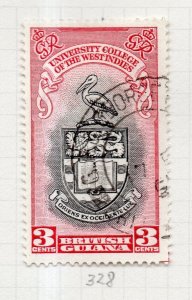 British KUT 1953 QEII Early Issue Fine Used 3c. NW-206577 