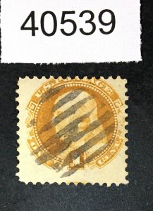US STAMPS # 112 USED $140 LOT #40539