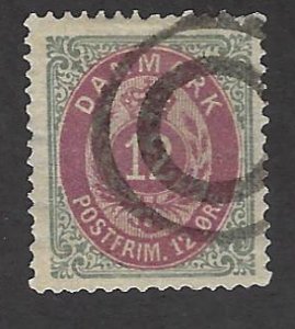 Denmark SC#29 Used F-VF...Fill a great Spot!