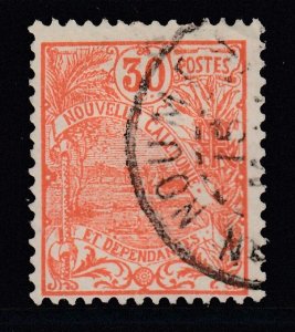 New Caledonia #102 Used- 1/3 of Scott catalog value