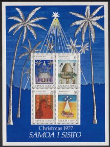 Samoa 1977 MNH Sc #465a Story of the Nativity Scenes Christmas