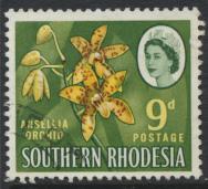 Southern Rhodesia  SG 98 SC# 101   Used  Ansellia Orchid