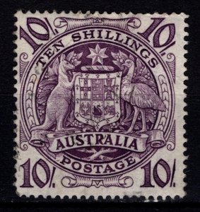 Australia, 1948 Commonwealth Coat of Arms, 10s [Used]