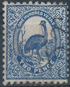 New South Wales 1888 - 2d Centenary of NSW, wmk NSW crown - SG254 used