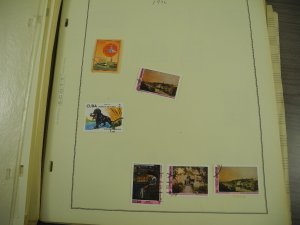 CUBA, 100s & 100s of Stamps mostly hinged on Scott pages