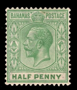 MOMEN: BAHAMAS SG #115a ELONGATED E MINT OG H £95 LOT #67473*