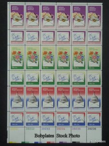 BOBPLATES #1805-10 Write Letters Plate Block F-VF MNH ~ See Details for #s/Pos