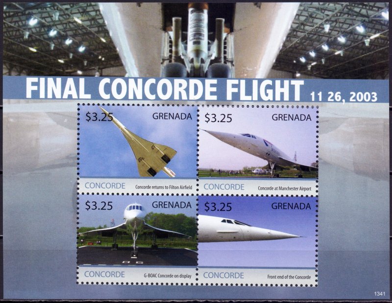 Grenada. 2013. Concorde Aviation. MNH.