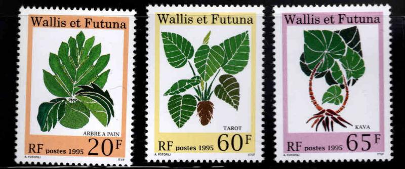 Wallis and Futuna Islands Scott 471-473  MNH** local plant set