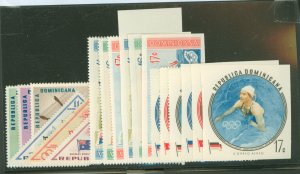 Dominican Republic #C97-108  Single (Complete Set)