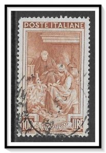 Italy #566a Husking Corn Used