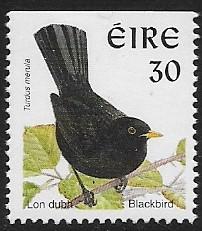 Ireland - 1113F - Blackbird 30p - MNH