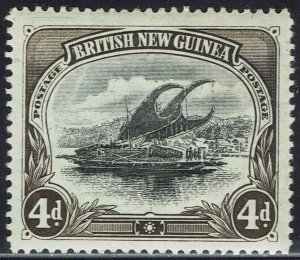 PAPUA 1901 LAKATOI BRITISH NEW GUINEA 4D HORIZONTAL WMK