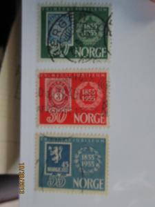 Norway #337-339 used
