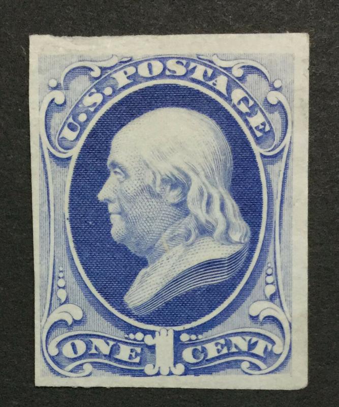 MOMEN: US #145P3 PLATE PROOF ON INDIA #25889