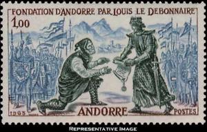 Andorra French Scott 157 Mint never hinged.